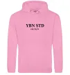 Женская толстовка (худи) YBN STD Розовый фото