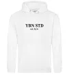 Женская толстовка (худи) YBN STD Белый фото