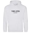 Женская толстовка (худи) YBN STD Серый меланж фото