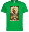Чоловіча футболка Якось воно буде Таро карта Зелений фото