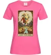Жіноча футболка Якось воно буде Таро карта Яскраво-рожевий фото
