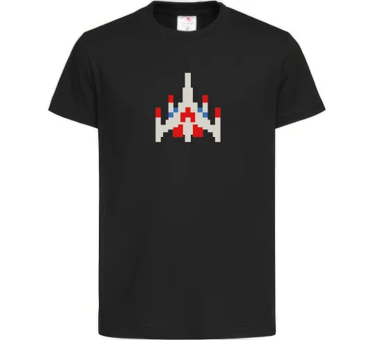 Дитяча футболка Space Defender retro Чорний фото