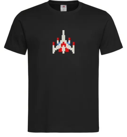 Мужская футболка Space Defender retro Черный фото