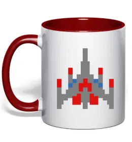 Чашка с цветной ручкой