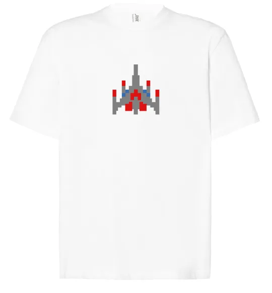 Футболка Оверсайз Space Defender retro Білий фото