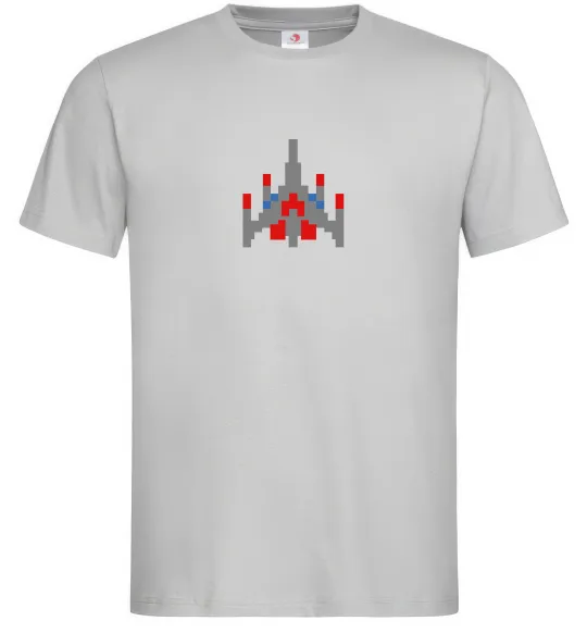 Мужская футболка Space Defender retro Серый фото