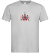 Мужская футболка Space Defender retro Серый фото