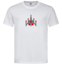 Мужская футболка Space Defender retro Белый фото