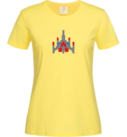 Женская футболка Space Defender retro Лимонный фото