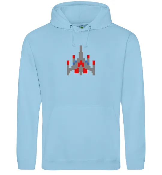 Чоловіча толстовка (худі) Space Defender retro Блакитний фото