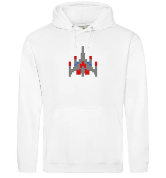 Жіноча толстовка (худі) Space Defender retro Білий фото