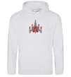 Жіноча толстовка (худі) Space Defender retro Сірий меланж фото