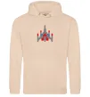 Жіноча толстовка (худі) Space Defender retro Пісочний фото