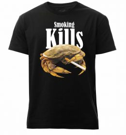 Чоловіча преміум футболка Smoking Crab