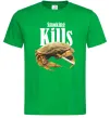 Чоловіча футболка Smoking Crab Зелений фото