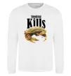 Світшот Smoking Crab Білий фото