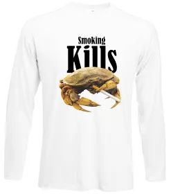 Лонгслив Smoking Crab Белый фото