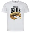 Чоловіча футболка Smoking Crab Білий фото