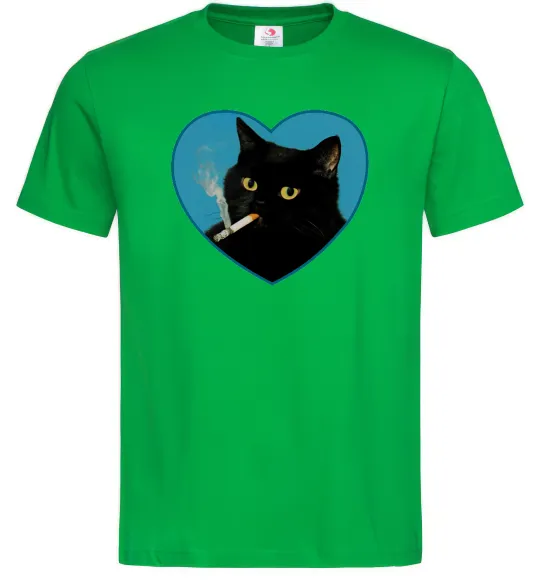 Мужская футболка Bad Kitty Y2K Зеленый фото