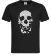 Мужская футболка Old school skull Черный фото