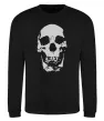 Свитшот Old school skull Черный фото