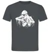 Мужская футболка Скелет розірваний навпіл Графит фото