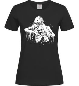 Женская футболка Скелет розірваний навпіл