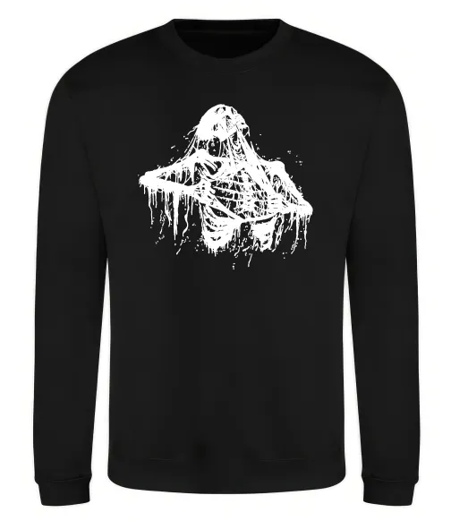 Свитшот Скелет розірваний навпіл Черный фото