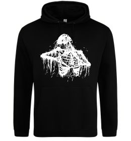 Женская толстовка (худи) Скелет розірваний навпіл