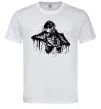 Мужская футболка Скелет розірваний навпіл Белый фото