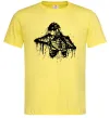 Мужская футболка Скелет розірваний навпіл Лимонный фото