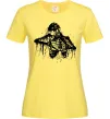 Женская футболка Скелет розірваний навпіл Лимонный фото