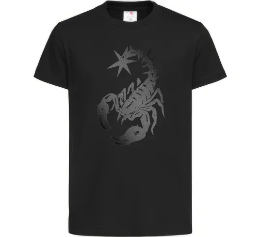 Дитяча футболка Cyber Scorpio Чорний фото