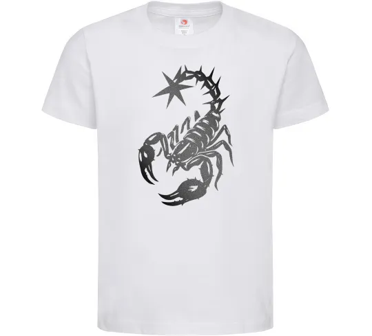 Дитяча футболка Cyber Scorpio Білий фото