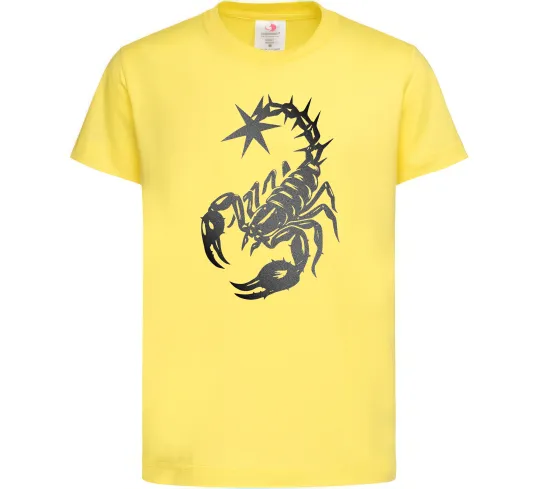Дитяча футболка Cyber Scorpio Лимонний фото