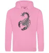 Чоловіча толстовка (худі) Cyber Scorpio Рожевий фото