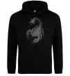 Жіноча толстовка (худі) Cyber Scorpio Чорний фото