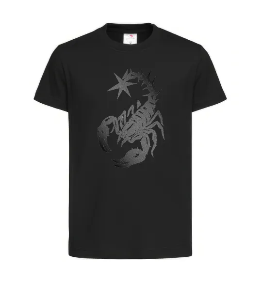 Дитяча футболка Cyber Scorpio Чорний фото