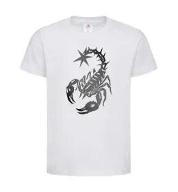 Дитяча футболка Cyber Scorpio Білий фото
