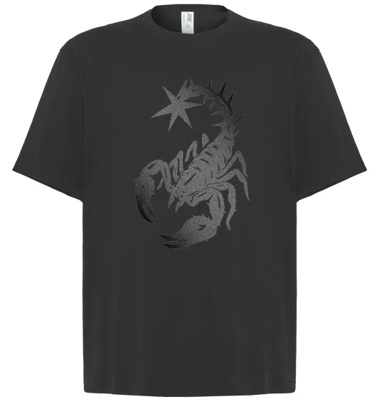 Футболка Оверсайз Cyber Scorpio Чорний фото