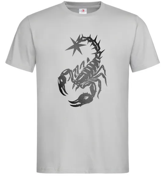 Мужская футболка Cyber Scorpio Серый фото
