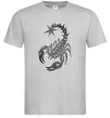 Мужская футболка Cyber Scorpio Серый фото
