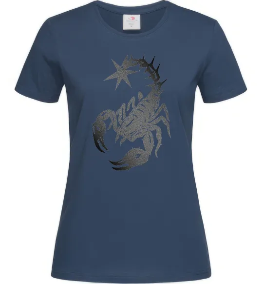 Женская футболка Cyber Scorpio Темно-синий фото