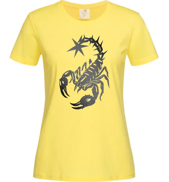 Женская футболка Cyber Scorpio Лимонный фото