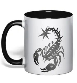 Чашка с цветной ручкой