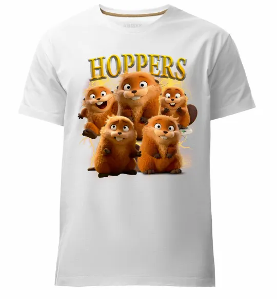 Мужская премиум футболка Hoppers Mabel Белый фото