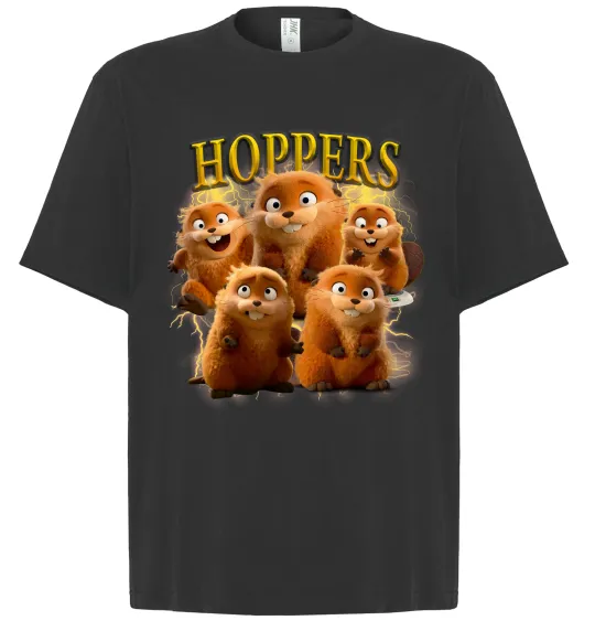 Футболка Оверсайз Hoppers Mabel Черный фото