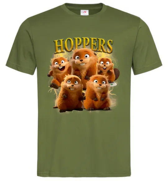 Мужская футболка Hoppers Mabel Оливковый фото