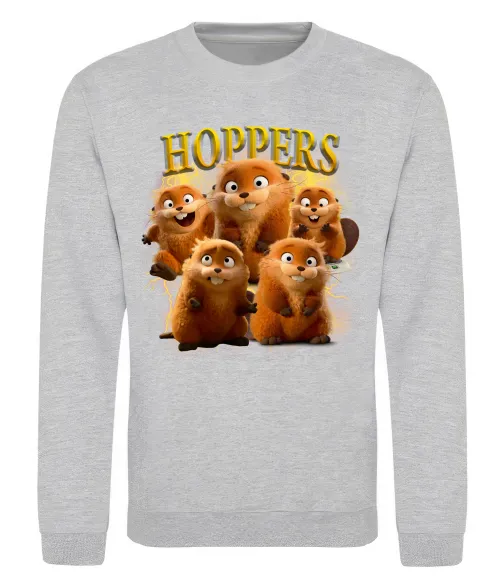 Свитшот Hoppers Mabel Серый меланж фото