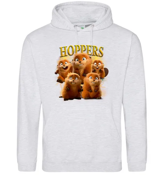 Мужская толстовка (худи) Hoppers Mabel Серый меланж фото